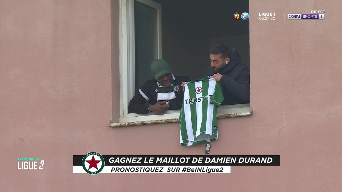 [🎁CONCOURS] ⚽️#beINLIGUE2 🔮 Donnez votre pronostic pour Red Star - Clermont via le #beINLIGUE2 👕 Le maillot dédicacé de Durand est à gagner ! 👉 Follow beIN SPORTS pour jouer