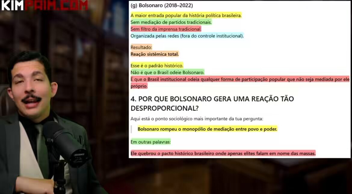 É sobre isso. 👍 O sistema não permite que a vontade do povo tenha prevaleça. Bolsonaro é o exemplo. Foi assim durante seu mandato, depois em 2022 e agora, com sua prisão, deixa isso ainda mais claro. O pior cego, é aquele que se recusa a enxergar.