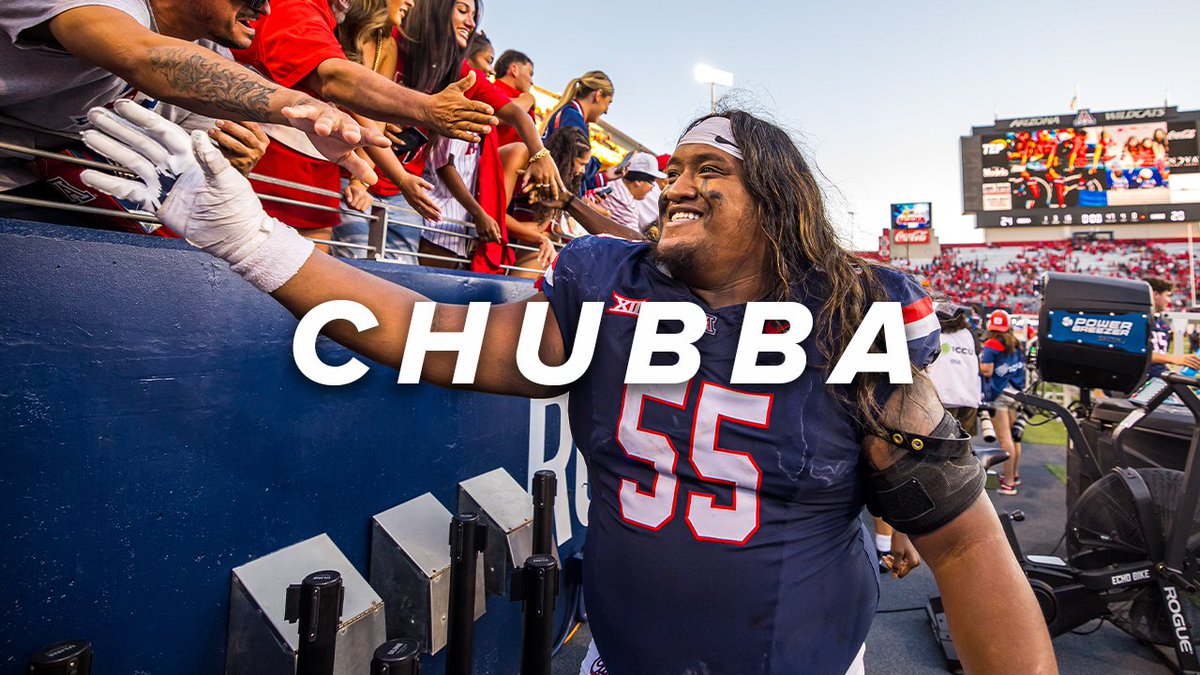 𝗖𝗛𝗨𝗕𝗕𝗔 You know the name, you love the player - but do you know his full story? Chubba opens up about his past two years with Arizona Football and how he’s been able to stay a steady light for the program and the community.