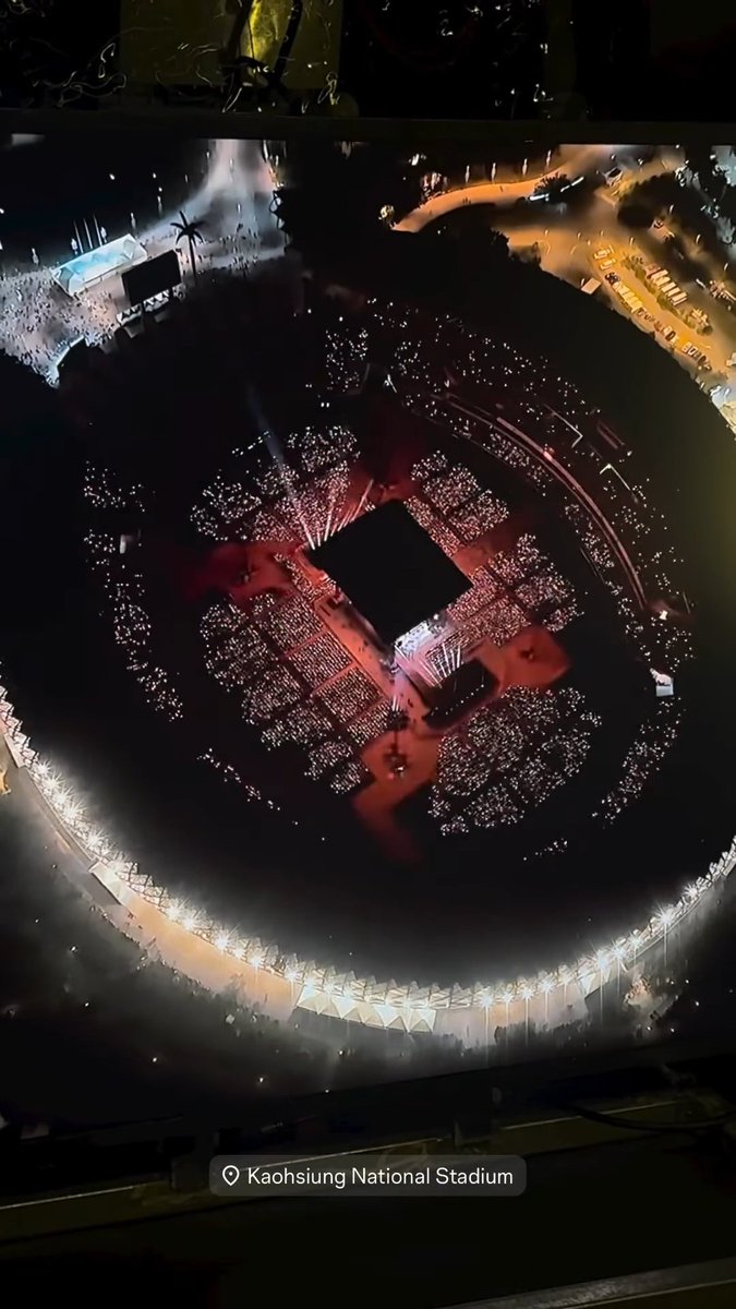 THE DRONE VIEW OF TWICE IN KAOHSIUNG TAIWAN, OUR STADIUM ARTISTS 🔥