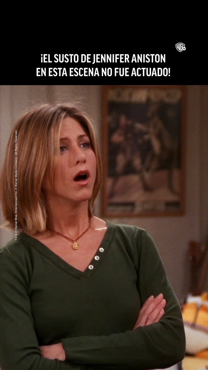 ¡David le jugó una broma y el susto de Jennifer Aniston fue totalmente auténtico! 🤣 #Friends