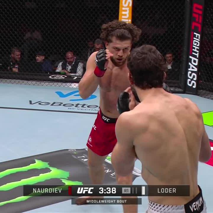 ISMAIL NAURDIEV ONLY NEEDED ONE PUNCH 👊 #UFCQatar