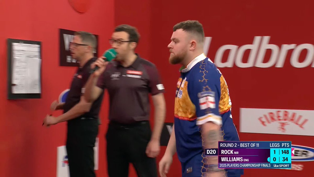 WHAT A START FROM ROCK! Josh Rock takes out a massive 148 checkout, blistering to a 2-0 lead against Scott Williams! 📺 #PCFinals | R2