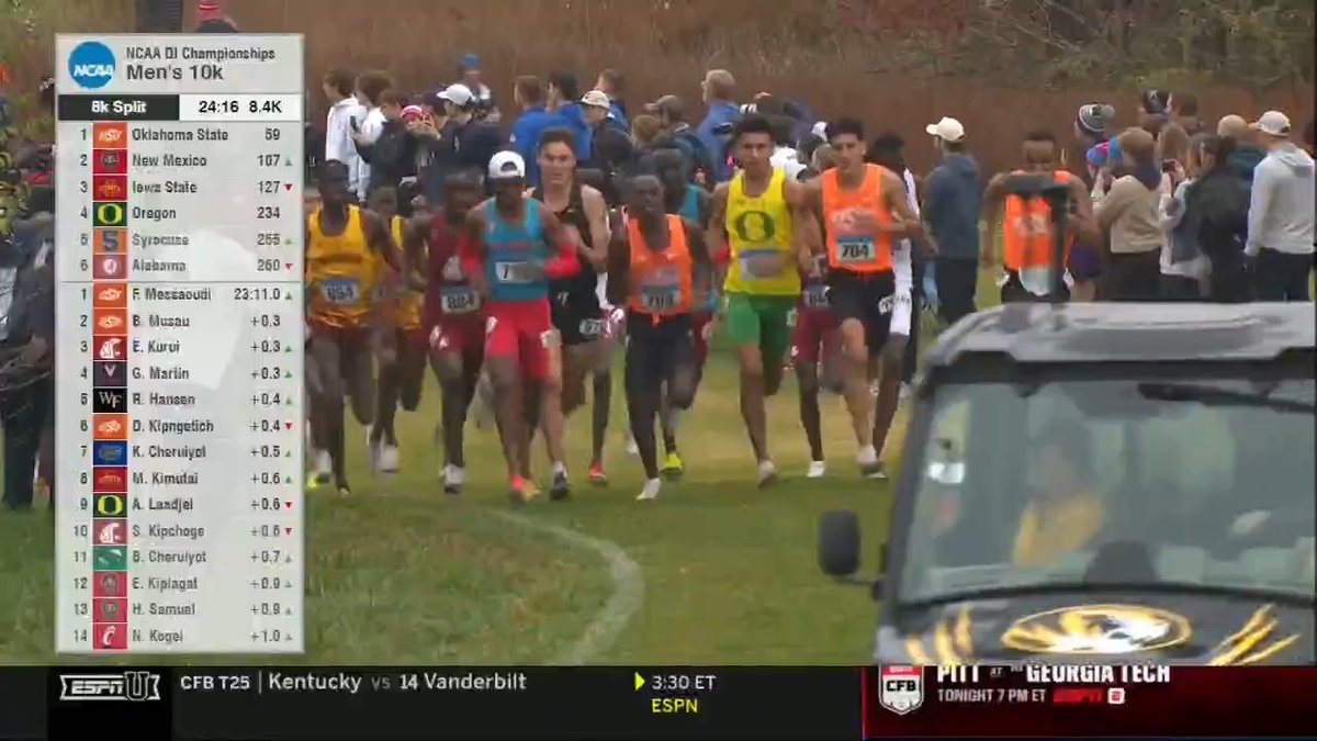 HABTOM SAMUEL MAKES A MOVE ‼️ #NCAAXC x 🎥 ESPNU