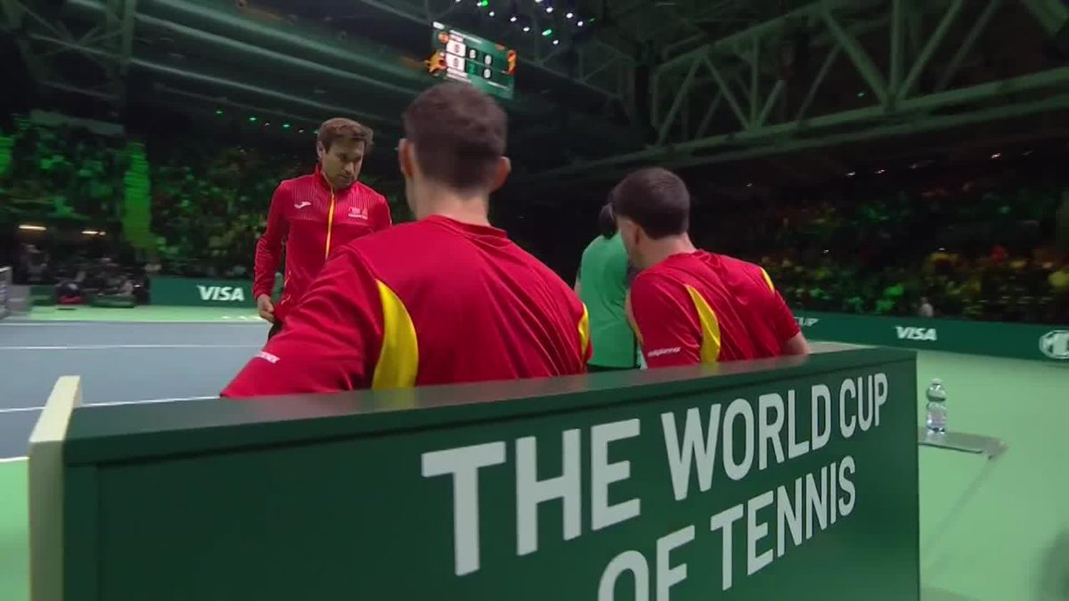Spain in command 😤 Granollers/Martinez pocket the opener 6–2! Davis Cup | #DavisCup | Tenis España