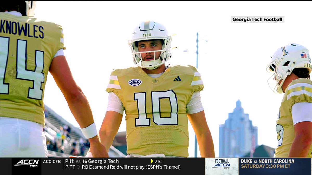 “Is there any player out there that's more important to their team’s ranking than Haynes King right now?” The case for Georgia Tech Football’s Heisman contender 👀