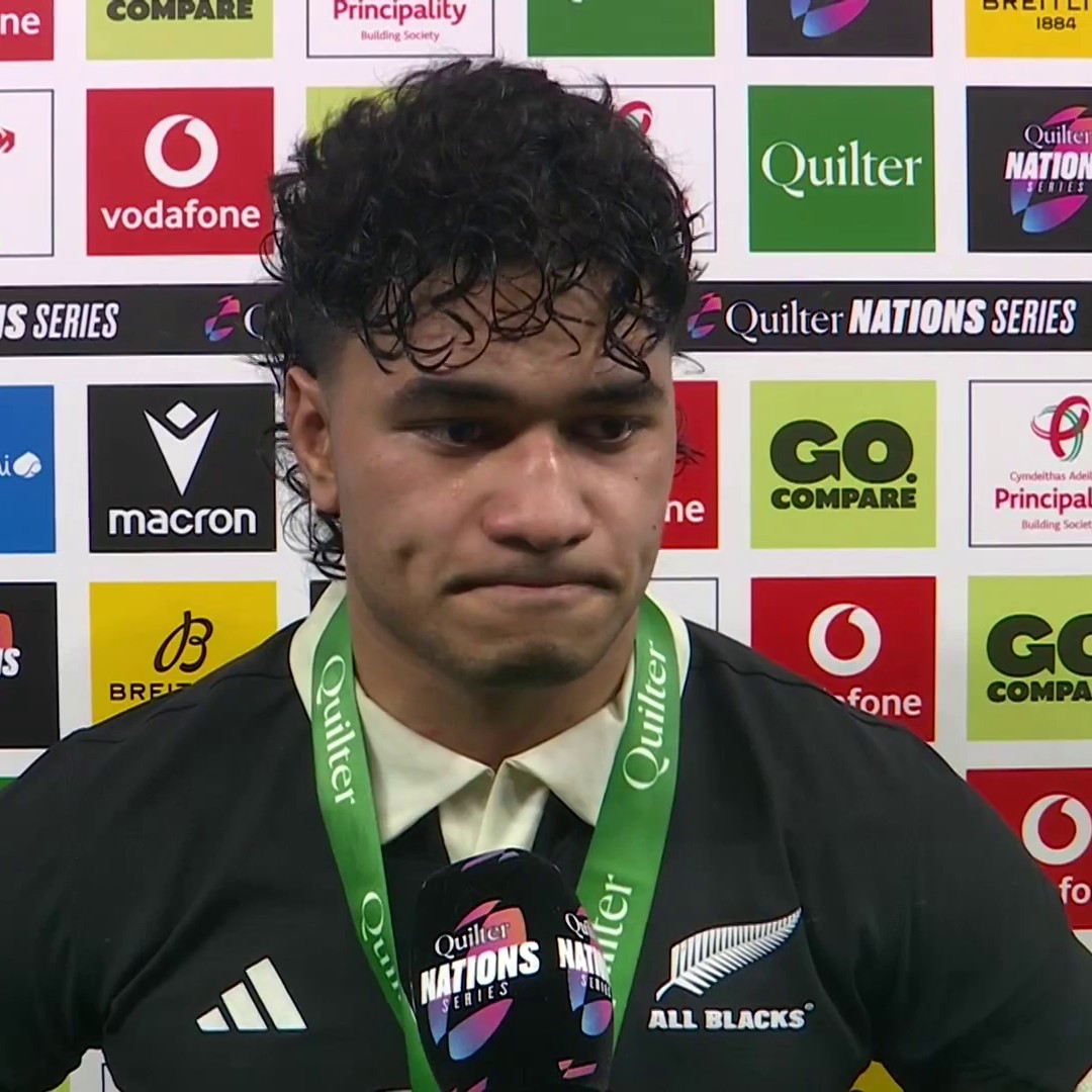 "They're entitled to their opinion." 😤 Wallace Sititi responds to criticism of the All Blacks after last week's loss to England 👀