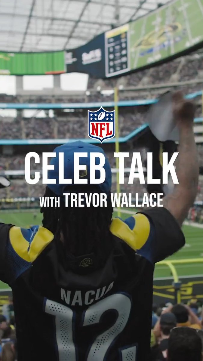 .Trevor Wallace was on the mic for the Los Angeles Rams big rivalry win 😂🎤