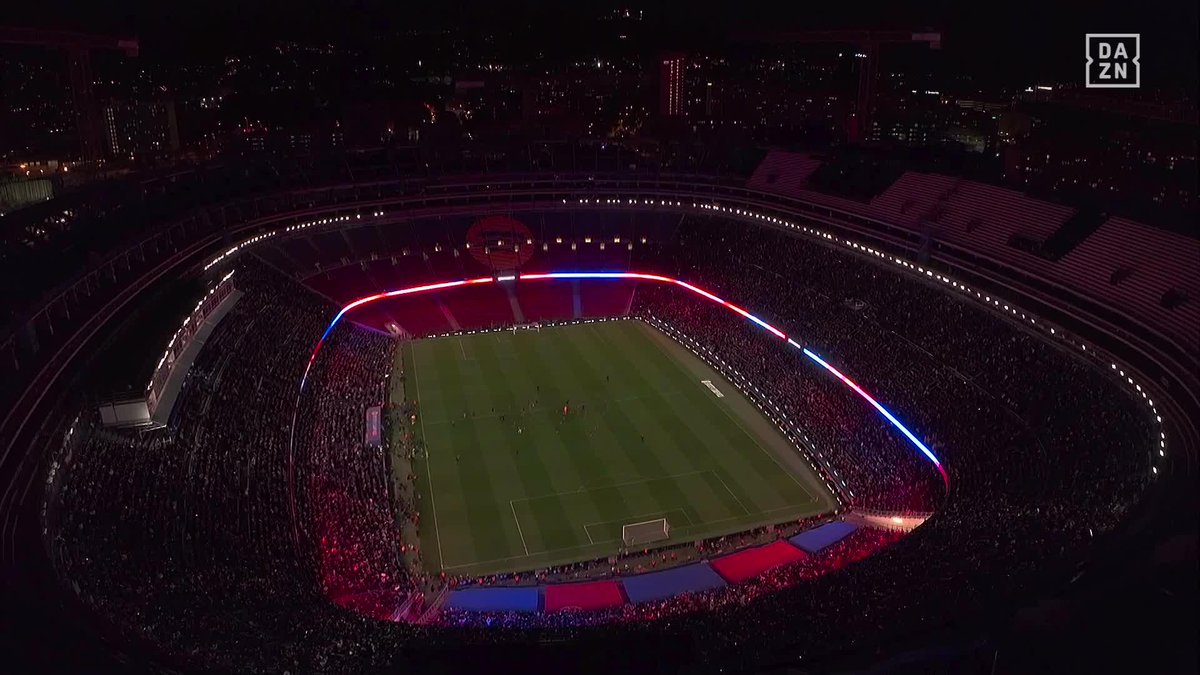 FUEGOS ARTIFICIALES PARA CELEBRAR UN ESTRENO INMEJORABLE 💥 El nuevo Camp Nou abre sus puertas con victoria y show 🎆 #LALIGAenDAZN ⚽️