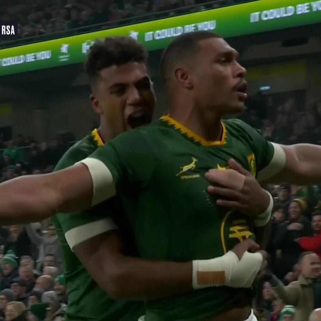 Damian Willemse capitalises on a fast start in Dublin 💥🤌 📺 Stream #QuilterNS on DStv: Pick n Pay asap!