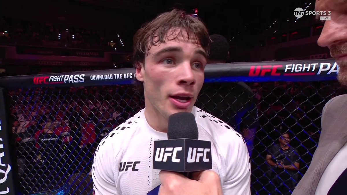 "There's no second chances at first impressions!" - Luke Riley 😮💨 #UFCQatar | LIVE on TNT Sports & discovery+