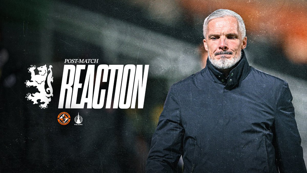 🗣️ Post-match reaction from #DUFC Manager Jim Goodwin following this afternoon's William Hill Premiership defeat