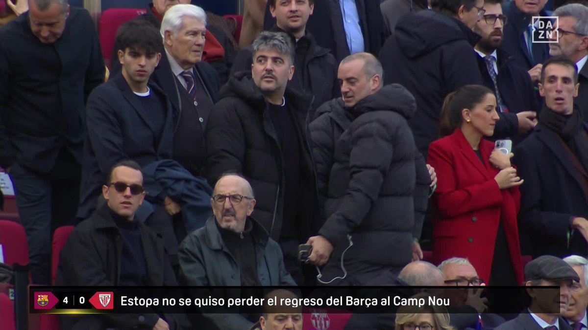 Ni Estopa ni Bizarrap se quisieron perder el estreno del nuevo Camp Nou #LALIGAenDAZN ⚽️
