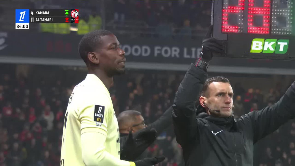Señoras y señores, volvió Paul Pogba. Pasaron más de dos años. 😮💨🇫🇷