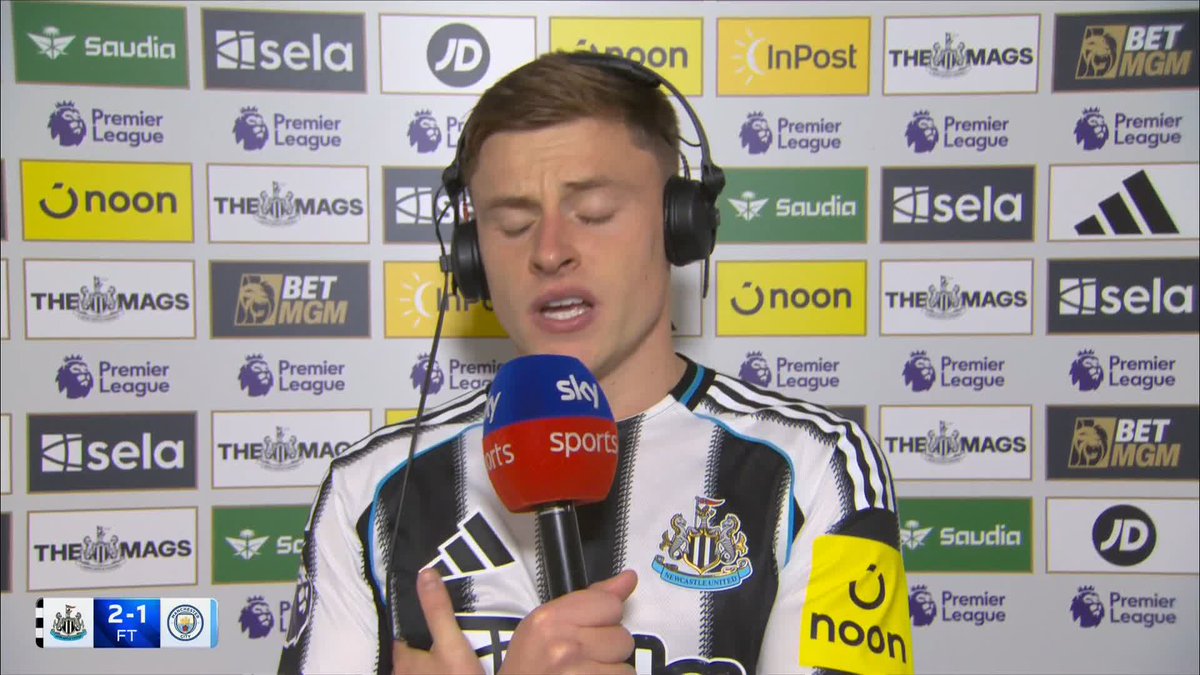 "It's massive!" Harvey Barnes reacts to Newcastle's huge win over Manchester City! 👏