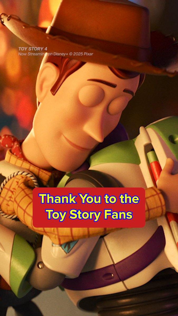 A big THANK YOU to the fans who’ve loved Toy Story for 30 years! Here’s to infinity and beyond! 💫🚀 #ToyStory30