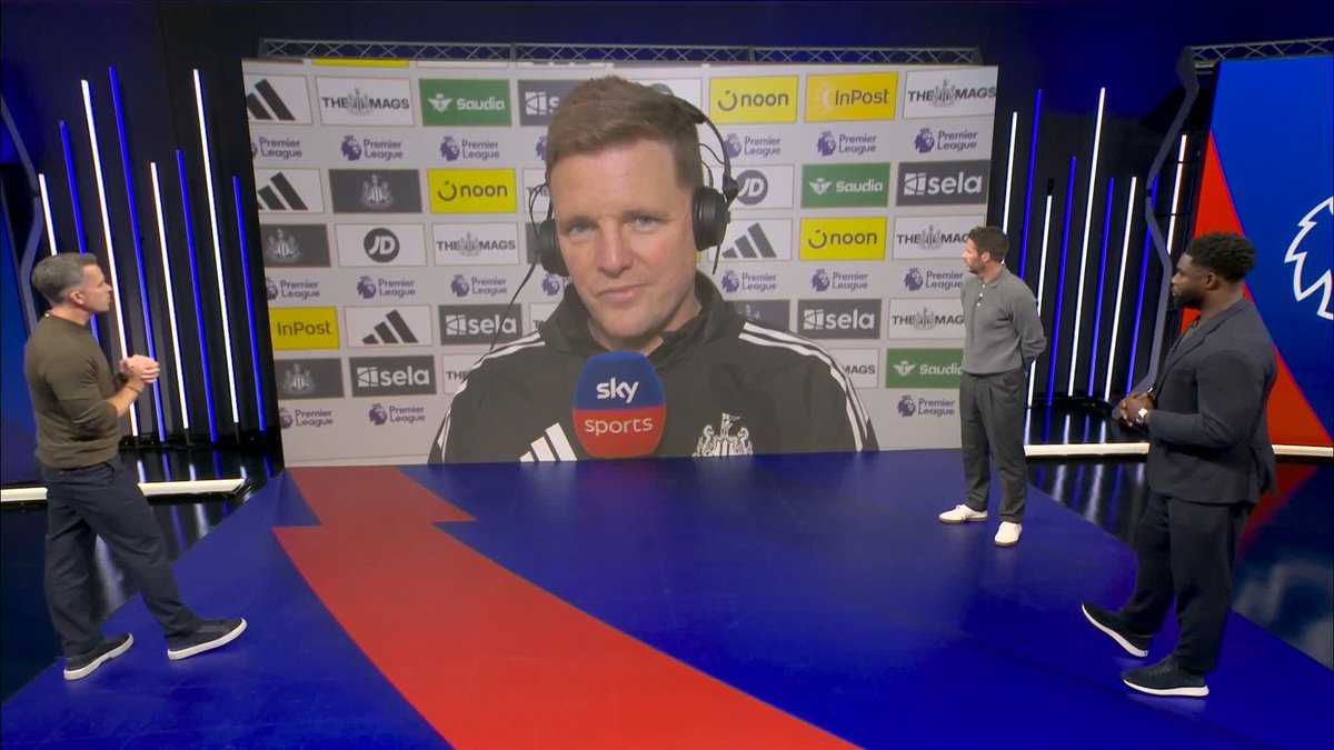 "I've got NO idea" 😅 Newcastle boss Eddie Howe says he doesn't know why there was tension between the two teams after their win over Man City 👇