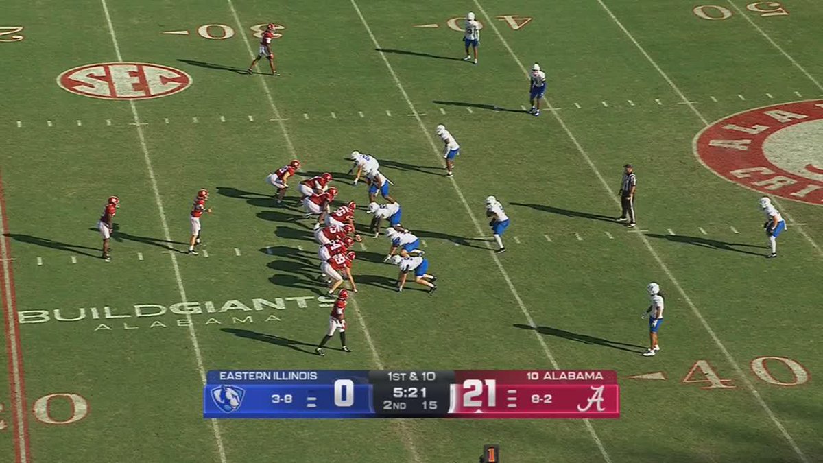 Alabama with ANOTHER BIG RUN.