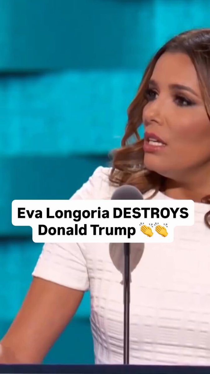 Actress, Eva Longoria, SLAMS President Trump for deporting illegal immigrants.. “If you know your history, Texas used to be part of Mexico. — I’m a 9th generation America. My family never crossed the border, the border crossed us..” 👀