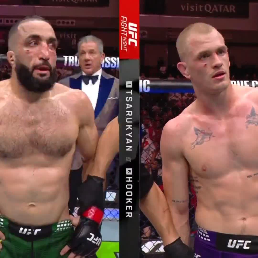 🚨🚨🚨🚨🚨 — ايان غاري 🇮🇪 يهزم بلال محمد 🇵🇸 بإجماع قرار القُضاة بعد ثلاث جولات 30-27 30-27 29-28 #UFCQatar