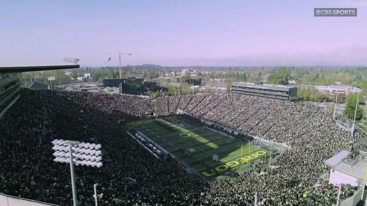 Welcome to Autzen Stadium. No. 15 USC Football ✌️ vs. No. 7 Oregon Football is now on CBS and Paramount+.
