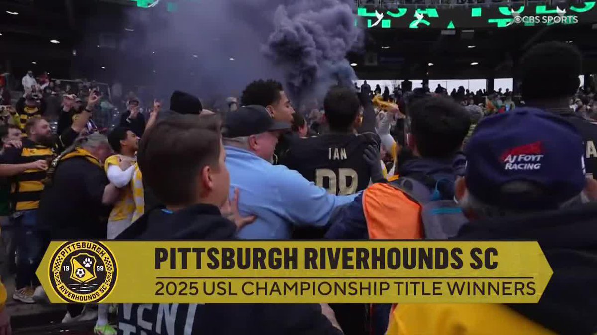Pretty cool! Congrats to the Pittsburgh Riverhounds SC!!