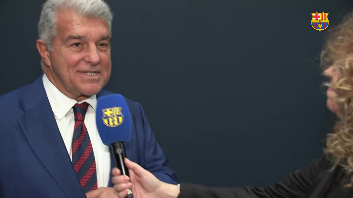 🎙️ Joan Laporta Estruch: ''Hem tornat a casa amb un gran espectacle.''