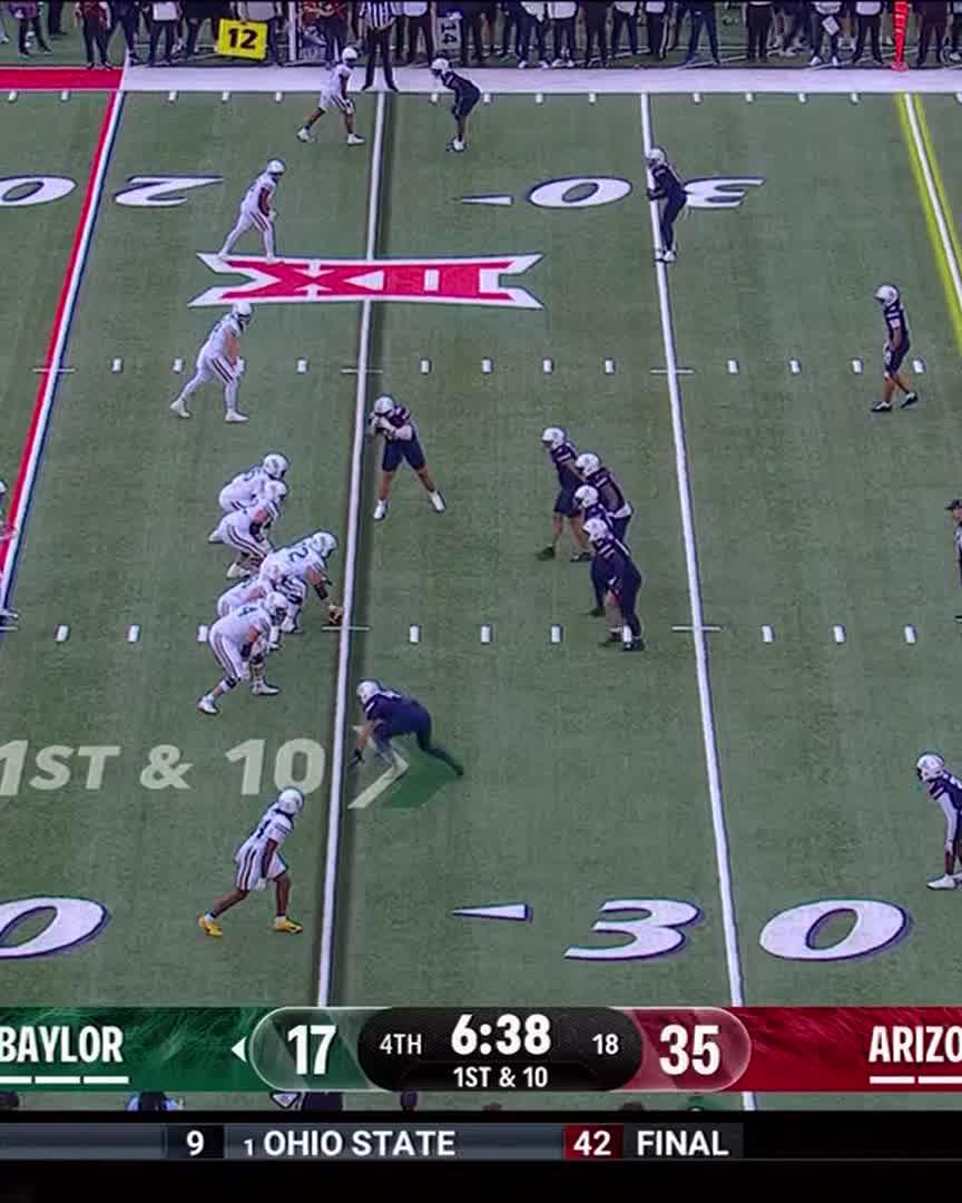 JABARI MANN PICK SIX 🚨 Arizona Football is keeping the pedal down heading into the final minutes. #Big12FB | 📺 TNT