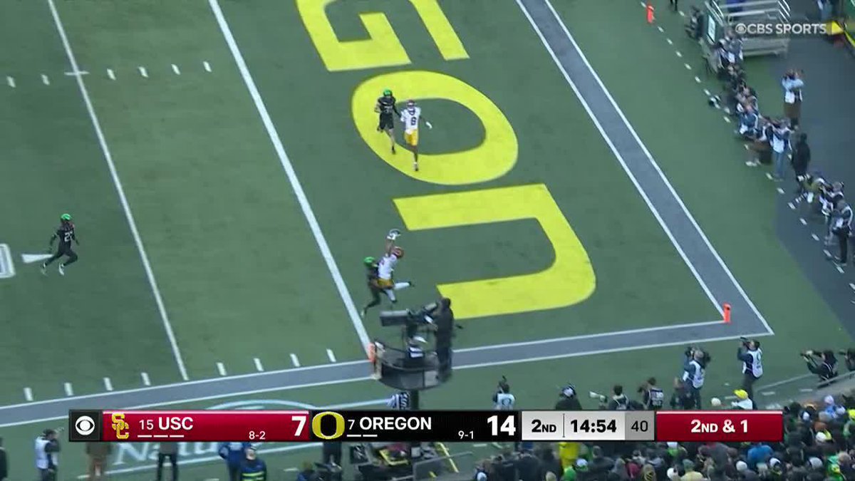 Makai THROWS a TD to Tanook “Nu Nu” Hines⭐️ 😱 CBS Sports College Football 🏈 | #GoodFor6