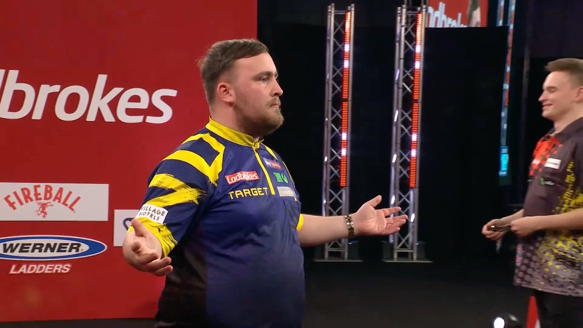 Don’t think I’ve ever seen 121 hit like that. Wrap up the sport, Luke Littler has completed it 😂