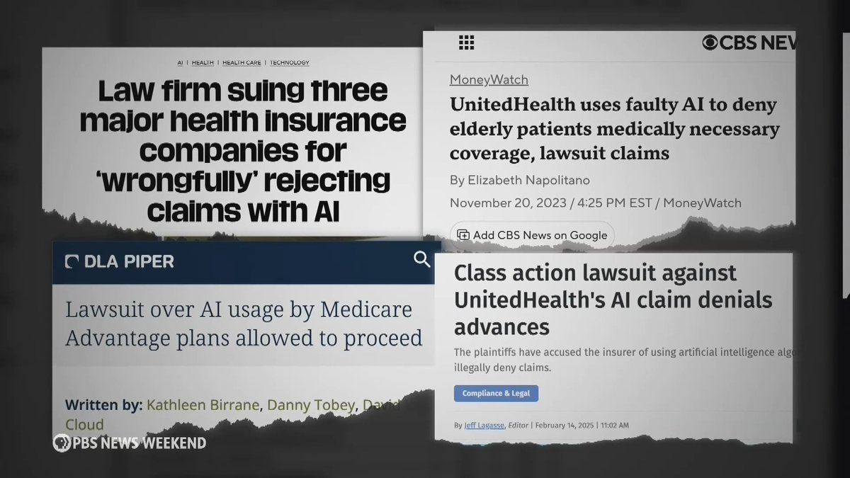As health insurers increasingly rely on artificial intelligence to process claims, denials have been on the rise. In 2023, about 73 million Americans on Affordable Care Act plans had their claims for in-network services denied, and less than 1% of them tried to appeal. Now, AI is being used to help patients fight back. Ali Rogin spoke with Indiana University law professor Jennifer Oliva to learn more.