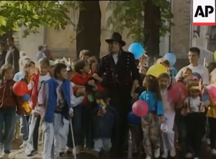 In 1992, Michael Jackson visited the St. Ecaterina orphanage. Despite the widespread misconception AIDS was transferred by casual contact, he held children with AIDS. He inaugurated a playground &amp; donated $10k to fund playgrounds for 500 homeless children.