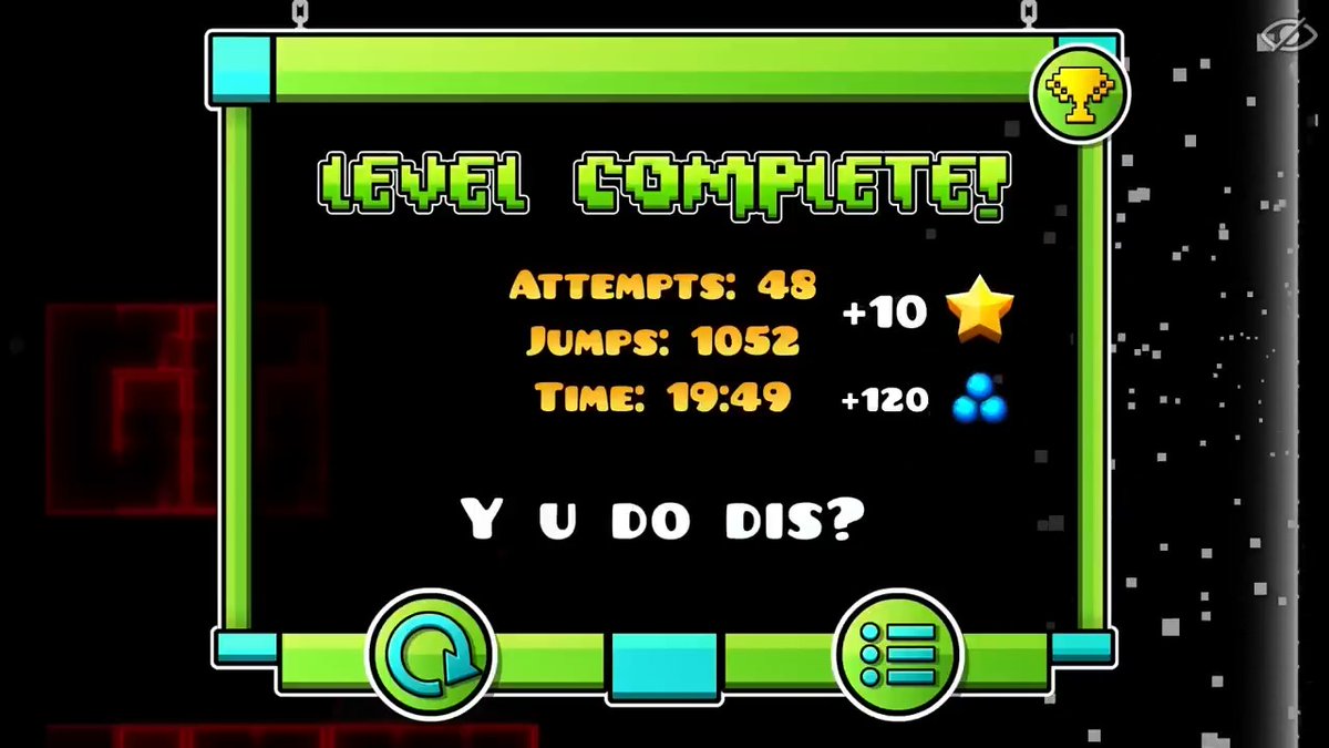 Legendary creator &amp; player Zobros has beaten 'Bloodbath' as his first Extreme Demon after 6,545 attempts! ⭐