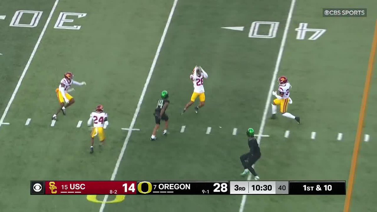 In case you wanted to feel old, Kennedy Urlacher got an interception for USC today.