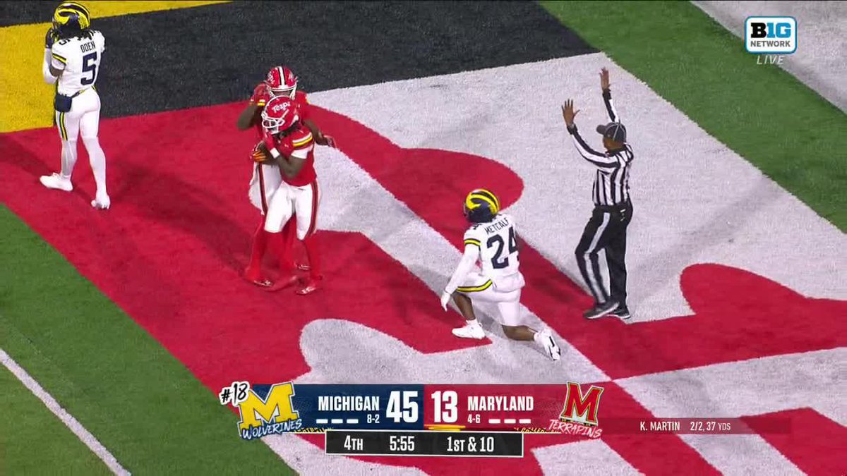 Jalil Farooq with the score 🙌 📺: Big Ten Network