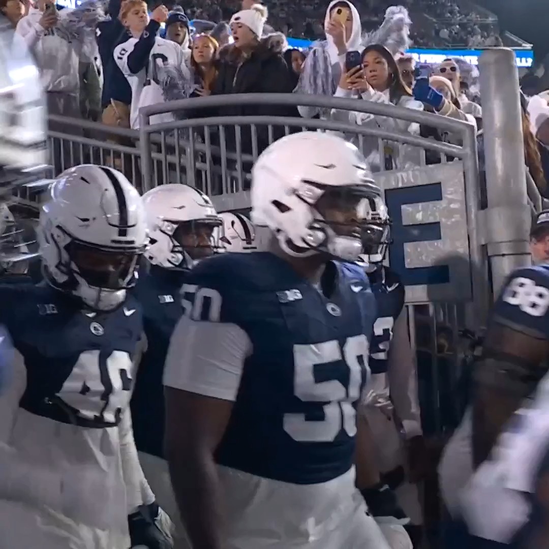 It's Senior Night from Happy Valley! ๐ #B1GFootball ๐บ NBC and Peacock