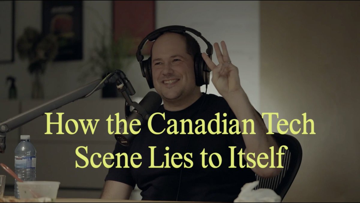 Alex Danco (Alex Danco) explains how the Canadian tech scene lies to itself.