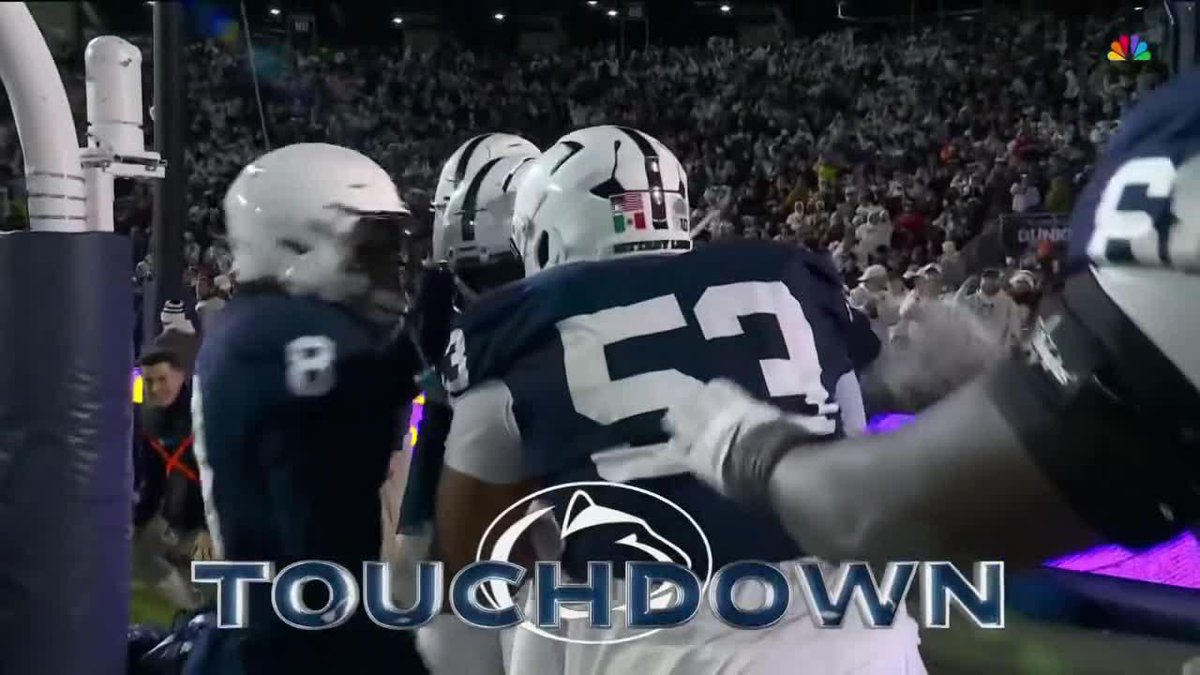 Where were these kinds of plays all season...? Why did it take Penn State until game 11 to make it look this easy?
