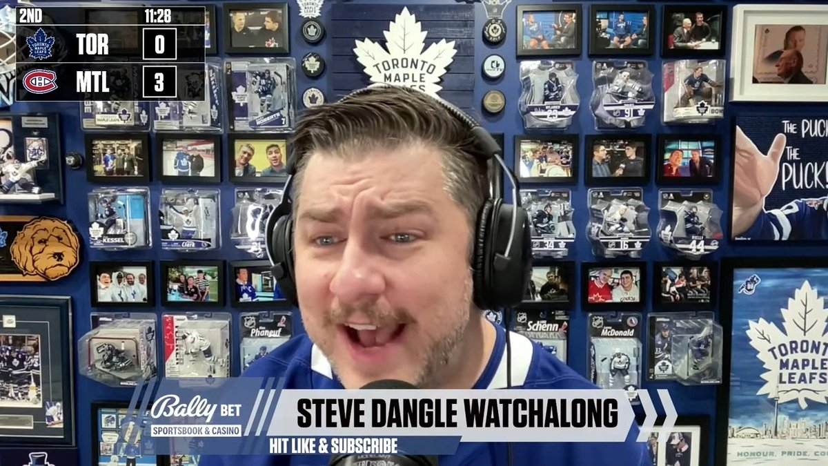 "In all my years watching Leafs-Habs games... I've never seen the Habs dummy the Leafs like this." - Steve “Dangle” Glynn #LeafsForever #GoHabsGo