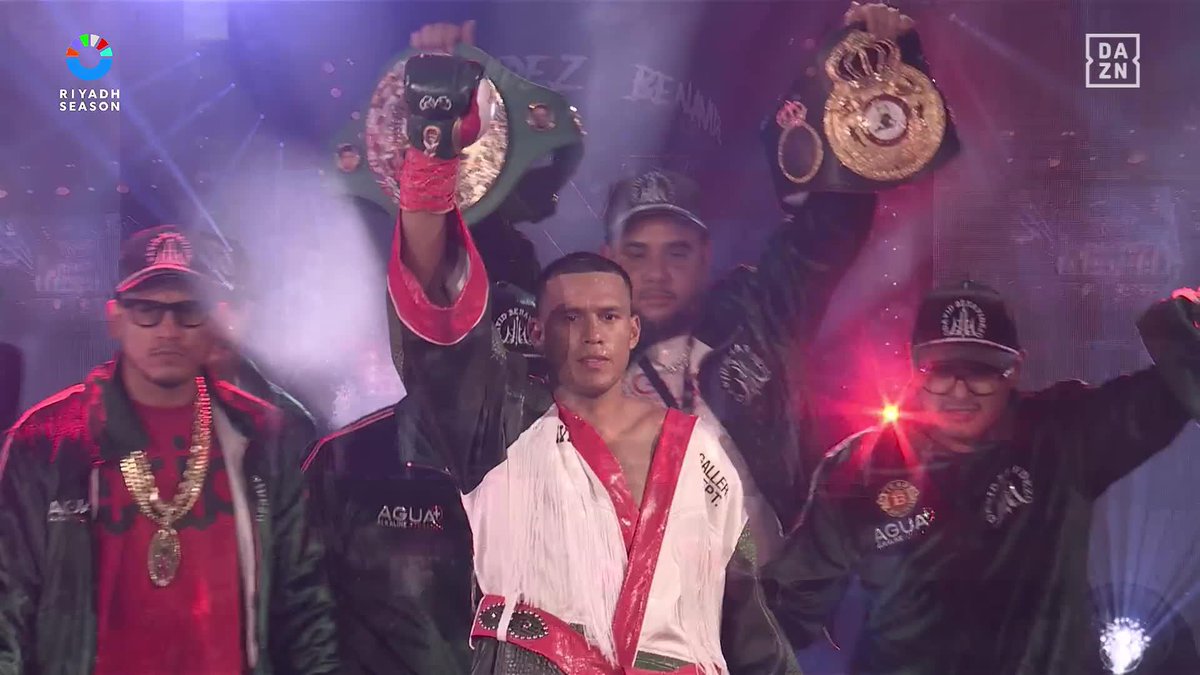 The Mexican Monster David Benavidez is in the ring!! 👹🇲🇽 🎟️ Buy RING IV NOW HERE --> #RingIV | Live Now | Exclusively on DAZN | @RingMagazine▪️