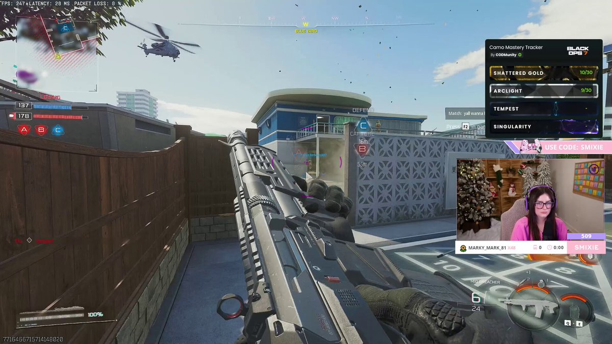 When your whole team leaves you and you hit them with the: "can you guys help me with point blanks at this point" **yes I am aware I am horrible with this shotgun**