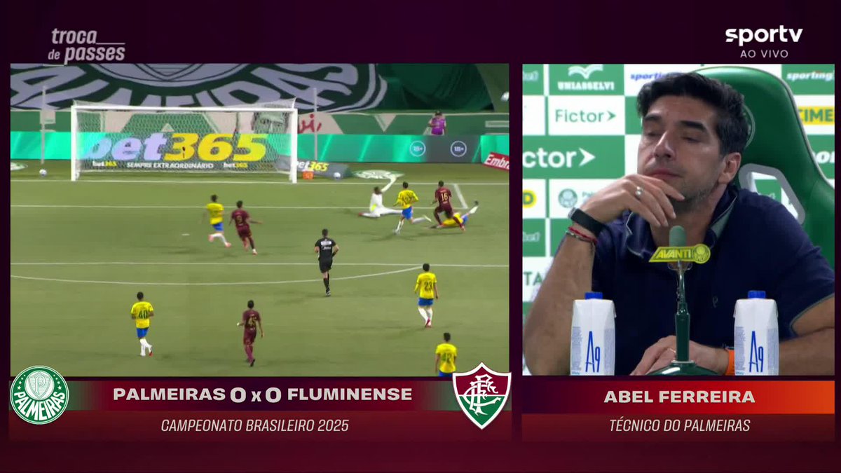⚠️ Agora! Abel Ferreira, técnico do Palmeiras: “O campeonato está entregue, e na altura certa iremos falar aquilo que foi este Campeonato Brasileiro.” 🎥 sportv | ge