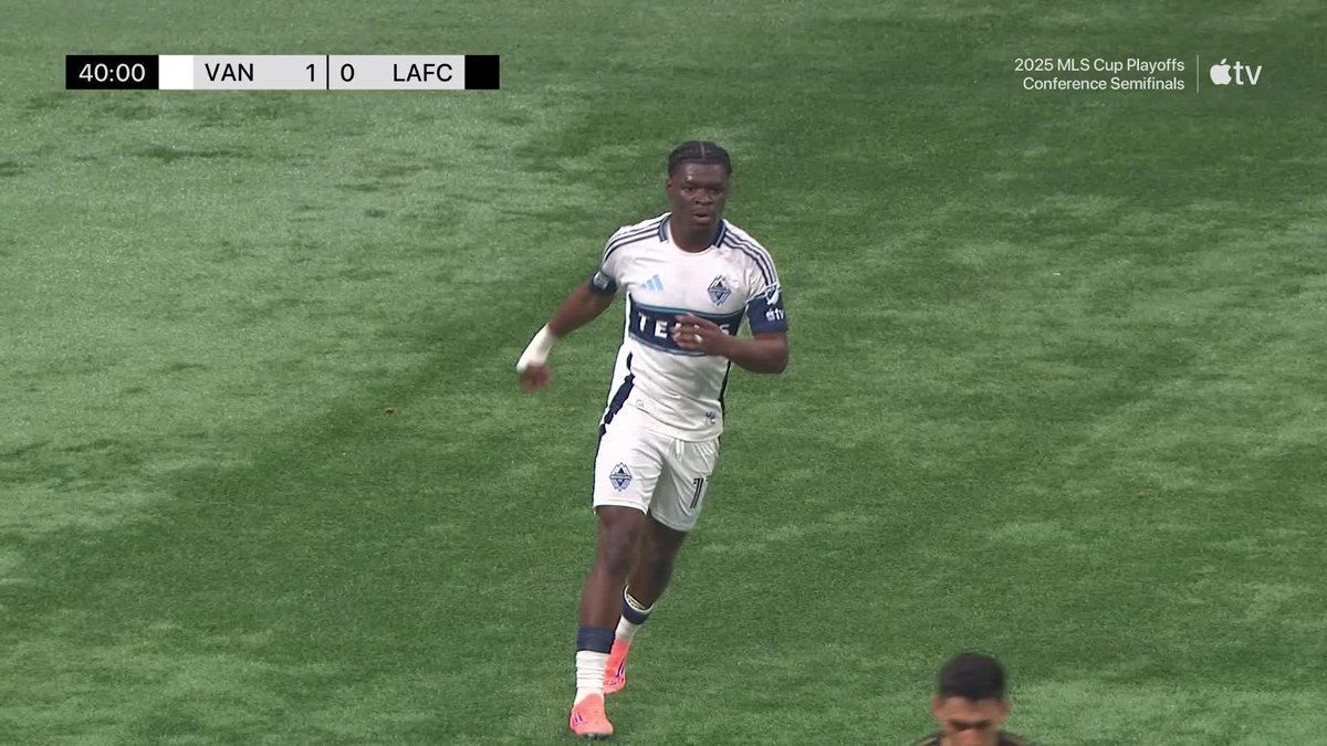 WHAT A BALL! 👀 WHAT A RUN! 🌬️ WHAT A CHIP! 😱 Filthy pass from Yohei Takaoka to Emmanuel Sabbi to open the scoring for the Vancouver Whitecaps FC // Audi MLS Cup Playoffs