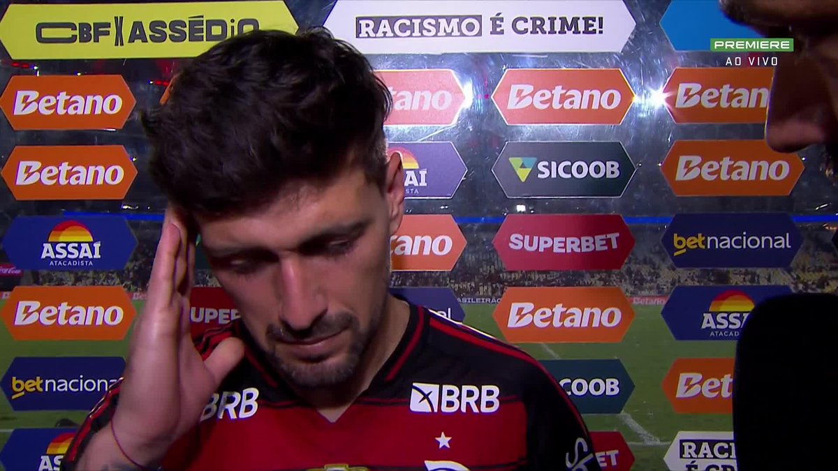 Arrascaeta, após fazer um gol e dar uma assistência na vitória do Flamengo sobre o Bragantino: "A gente sabe que no Brasil tem muito jogo, a gente não vai jogar no mesmo ritmo durante todo o ano".