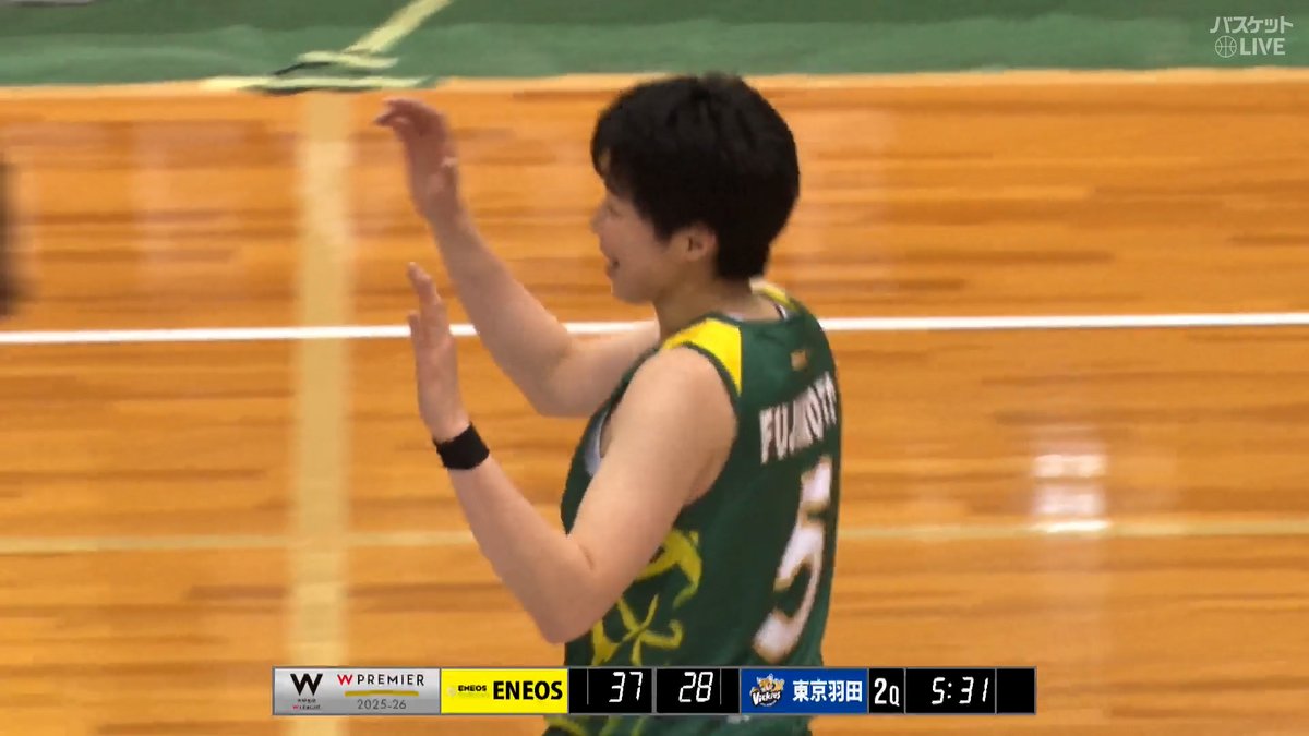 こちらも絶好調 #藤本愛瑚 😁 華麗なシュートの連発で会場を沸かせる🙌 #ENEOS 🆚 #東京羽田 🏀大樹生命 #Wリーグ🏀 第6週｜GAME2 ▶視聴はコチラ #バスケットLIVE ライブ/見逃し配信中📡 #みようよWリーグ W LEAGUE（Wリーグ） ENEOSサンフラワーズ🌻ENEOS Sunflowers【公式】