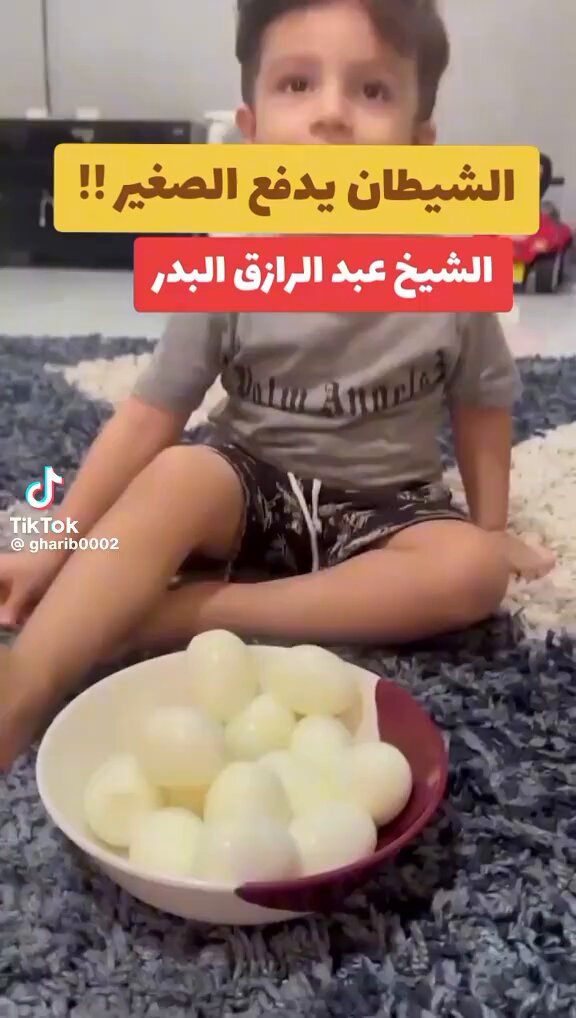 الشيخ عبدالرزاق البدر : الشيطان يدفع الصغير ..
