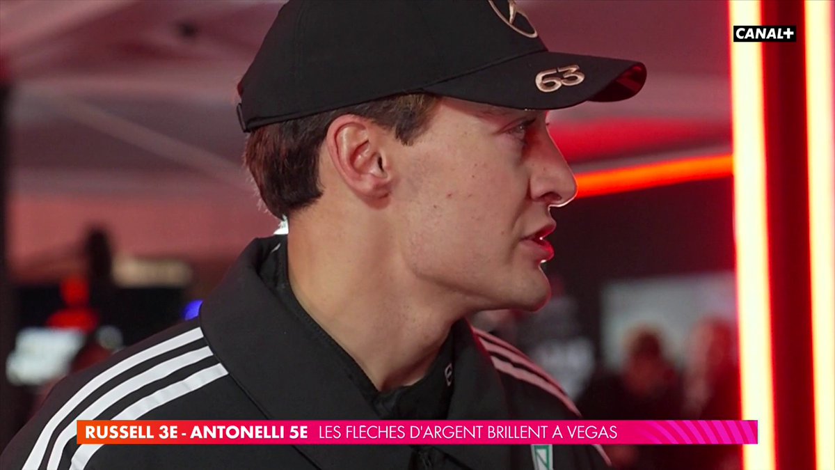 "Je suis très heureux pour elle" ❤️ Le petit mot de George Russell pour la Française Doriane Pin, championne de F1 Academy 🇫🇷 #LasVegasGP #F1