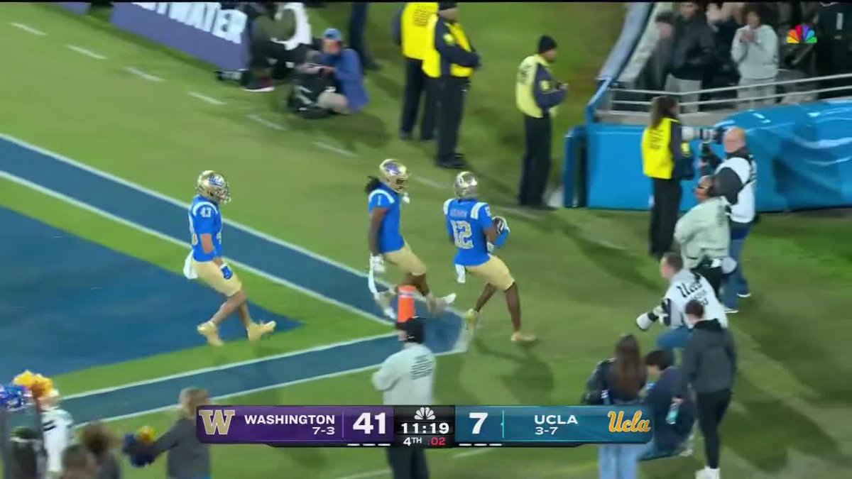 Special teams gets the scoop + score 😯 UCLA Football 📺: NBC