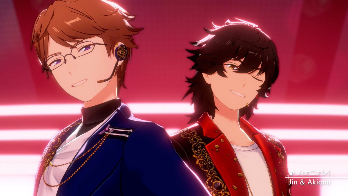 【お知らせ】 11月24日 15時に『Jin & Akiomi』が歌う『ハナニナレ!』をライブ楽曲に追加予定✨ アプリでの登場に先行して『ハナニナレ!』のMVを公開します❗ MVはあんスタチャンネルでも公開していますので是非チェックしてみてください🎶 #あんスタ