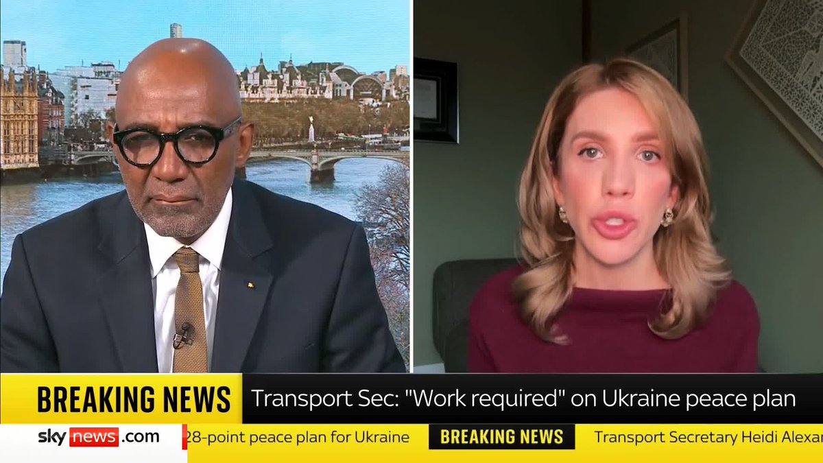 Ukrainian MP Kira Rudik tells Trevor Phillips that 'the position of our European allies is very critical' to the future of the war. She says European weapons and intelligence will be vital if the US chooses to 'walk away'. #TrevorPhillips 📺 Sky 501
